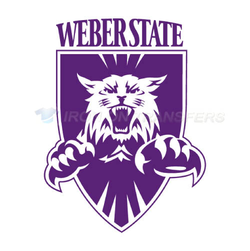 Weber State Wildcats Logo T-shirts Iron On Transfers N6917 - Click Image to Close